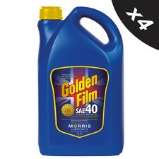 4x MORRIS  SAE 40 Classic Motor Oil - 5L Low Detergent / Dispersant Lubricant