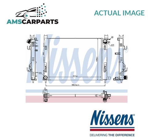 Engine cooling radiator - radiator, 637624