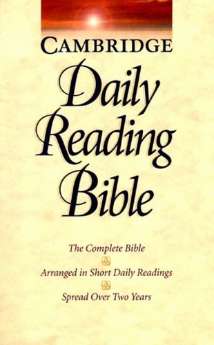Nrsv cambridge daily reading - cambridge,