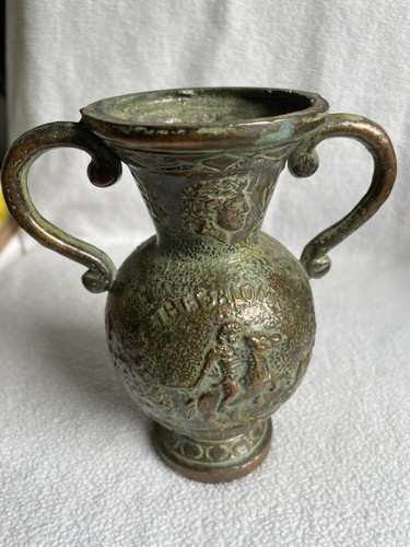 Greek metal urn - greek,