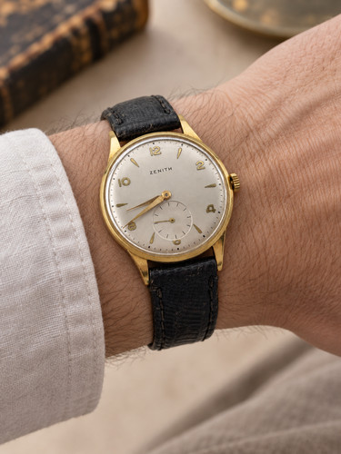 Zenith 18ct gold vintage - zenith,