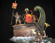 Julius Caesar's invasions of Britain 54mm Painted Toy Soldier Pre-Sale | Art