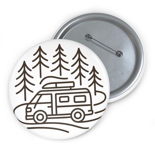 Custom pin button - pin, badge
