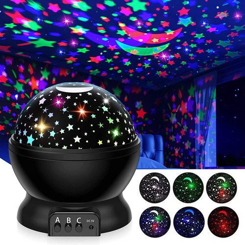 Night lamp projector starry - night,
