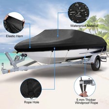 11-22FT Boat Cover 210D Heavy