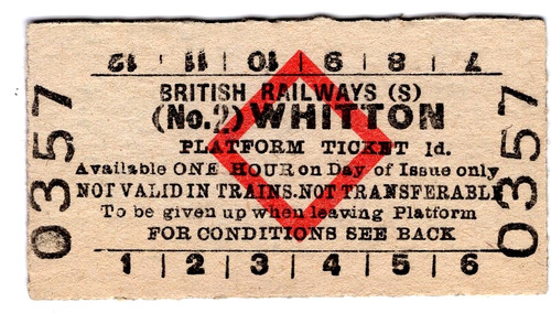 Railway platform ticket r - railway,