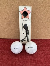 Vintage STAR golf Balls (2) In