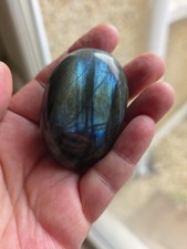 Labradorite Crystal Palm Stone