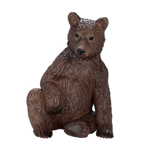 Realistic grizzly bear cub toy - realistic,