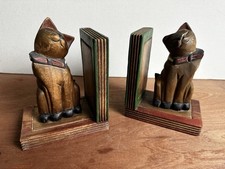 Boots Wooden Carved Cats And
