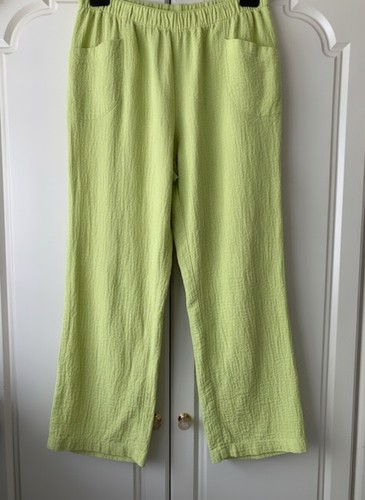 Neel lime green linen blend - q'neel,