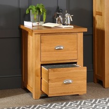 Cheshire Oak 2 Drawer Filing
