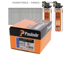 Paslode 921590 F16 1.6mm x 45mm Galvanised Straight Brad Nails (2000 Pack & 2 Fu