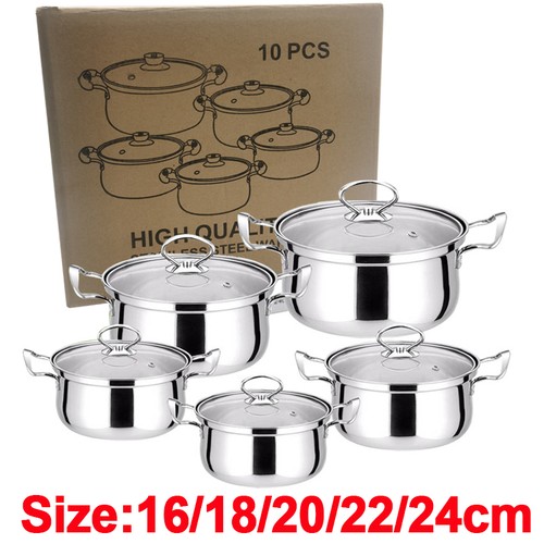 5sets non stick stainless - 5sets,