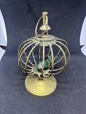 VINTAGE BRASS  MINI BIRD CAGE