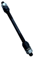 165mm Bike Cycle Rear Wheel Axle Inc Wheel Nuts