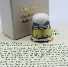 THIMBLE COLLECTORS CLUB, BLUE