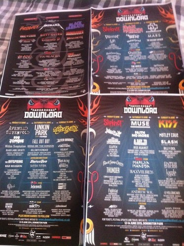Download festival line 2012 - download,