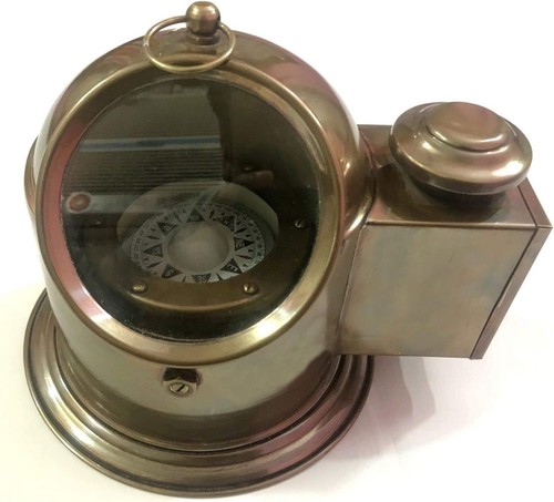 Brass floating dial binnacle - dial,