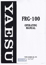 Operating Instructions for Yaesu FRG-100