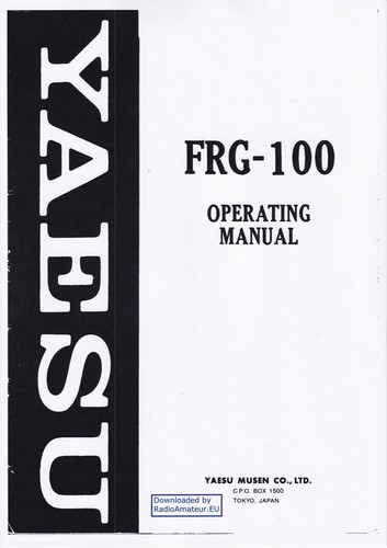 Operating instructions for - operating,
