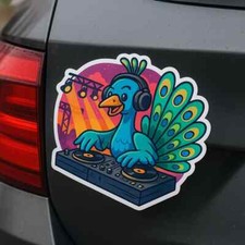 Peacock sticker festival - peacock,
