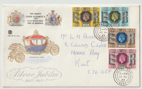 1977 fdc silver - gb,