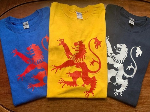 Rampant lion design printed - design,