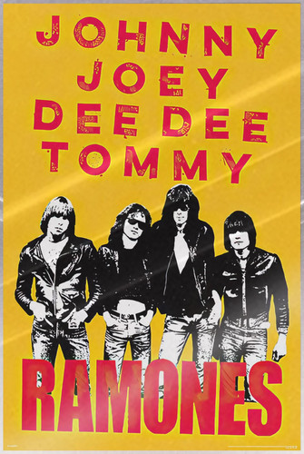 Ramones music poster - ramones,