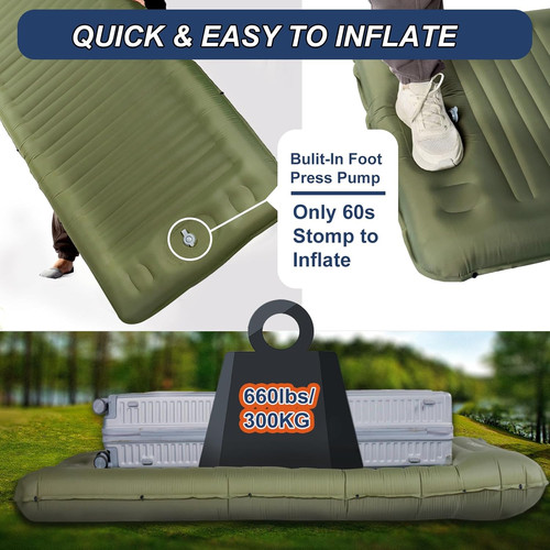 Self inflating camping mat - self-inflating,