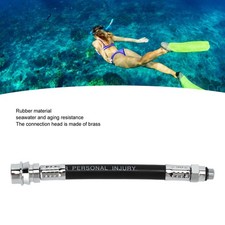 Diving Low Pressure Hose Resistant Rubber Tube For BC Regulator Side Hanging