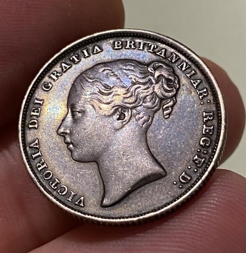 1839 silver shilling - silver, shilling,