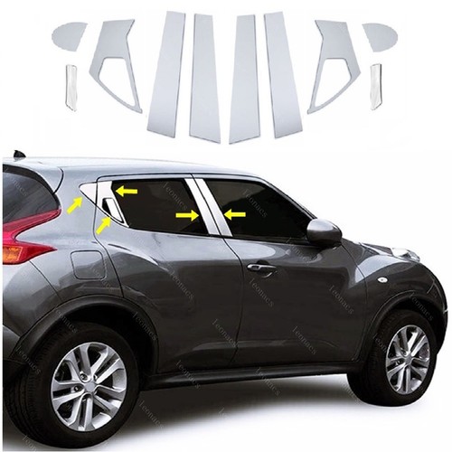 Chrome door pillar trim - pillar,