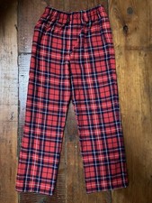 Gap checked red pyjama bottoms