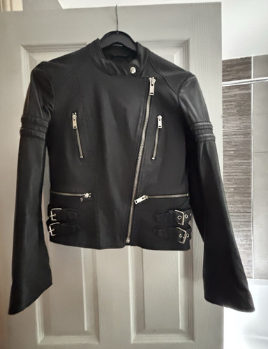 Zoe karssen leather mix black - karssen,
