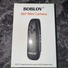 BOBLOV 007 Mini Camera Body Cam 1080P Digital Recorder with Back Clip