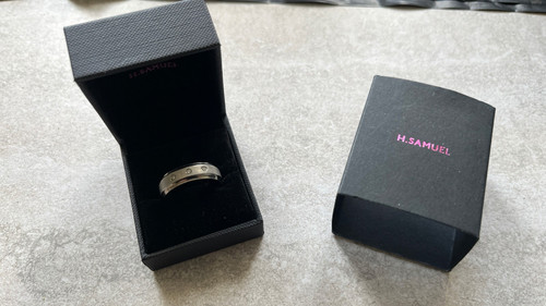 Men samuel diamond 3 stone - men's,