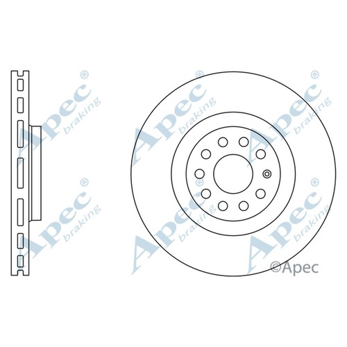 Brake discs vented for - 2x,