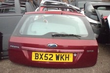 FORD FIESTA MK6 2002 5 DOOR REAR TAILGATE BOOT LID BURGUNDY RED