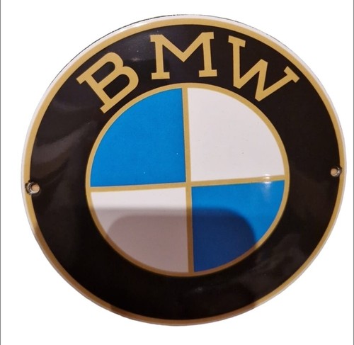 Bmw gold porcelain - porcelain, /