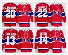 Men's Ice Hockey Jersey Montreal Canadiens #20#22#13#14 Pullover Top Stitched