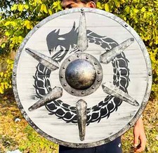 Medieval Viking Wooden Shield