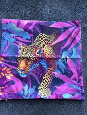 Funky Colourful Leopard Jungle Cushion Cover 