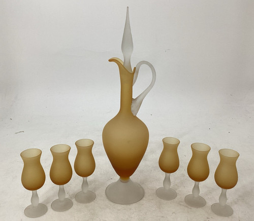 Murano stye italian amber - murano,