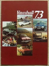 VAUXHALL Car Sales Brochure 1973 Ref V2128/10/72 Firenza VX4/90 Victor Ventora