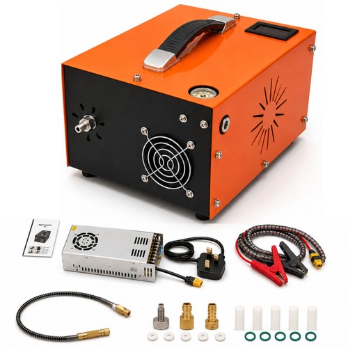 Pcp air compressor 12v - pcp, 12v/230v