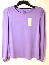 Boden Long Sleeve Top, Lilac