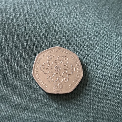 Girl guides 50p 2010 - girl,
