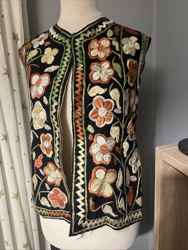 Vintage 70s embroidered hippy - embroidered,