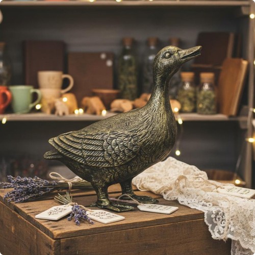 Pieces cast iron duck - 2,